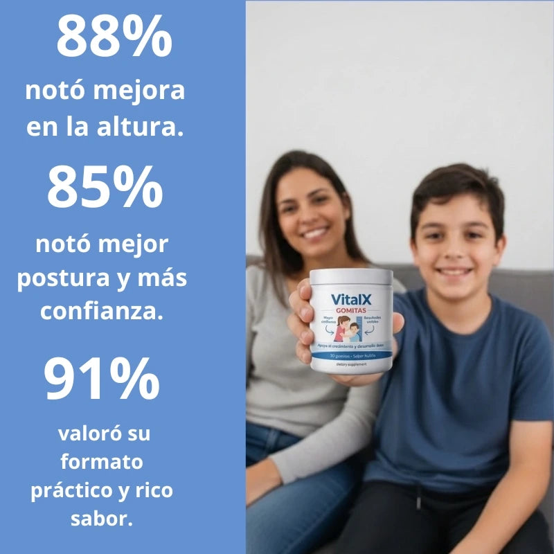 VitalX Gomitas – Apoyo diario para crecer mejor