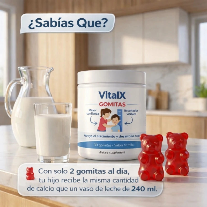 VitalX Gomitas – Apoyo diario para crecer mejor