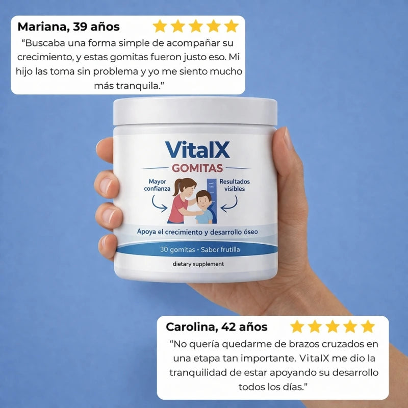 VitalX Gomitas – Apoyo diario para crecer mejor